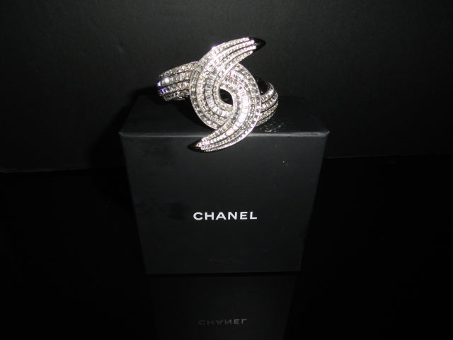 Chanel Crystal Ladies Cuff Bracelet