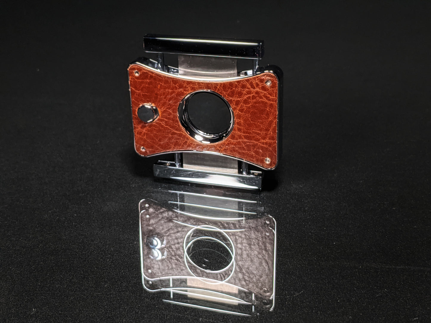 Brizard and Co. - The "Elite" Cigar Cutter - Croco Pattern Tobacco