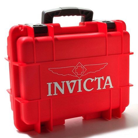 Invicta Watch Box Case Invicta Watch Box Grey 50 Slot DC50PATCH