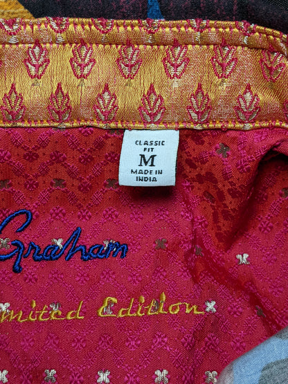 Robert Graham Murray Short Sleeve Shirt Size Medium
