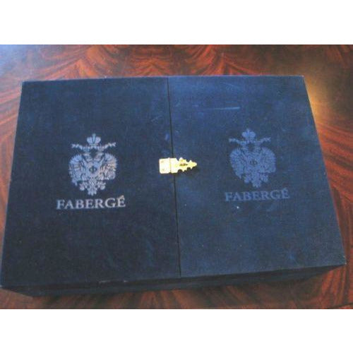 FABERGE Set of 6 Colored Lausanne Liqueur Glasses