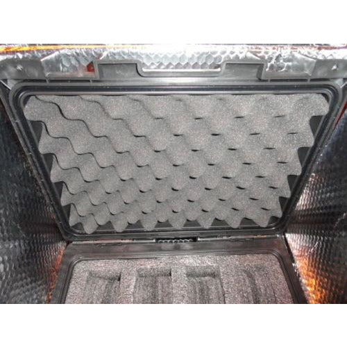 Invicta watch carrying case in solid black holds 8 watches