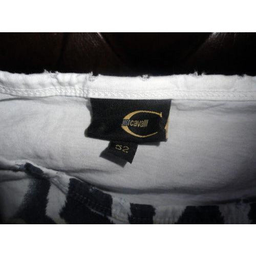 Just Cavalli Mens Designer T-Shirt pre-owned size 52
