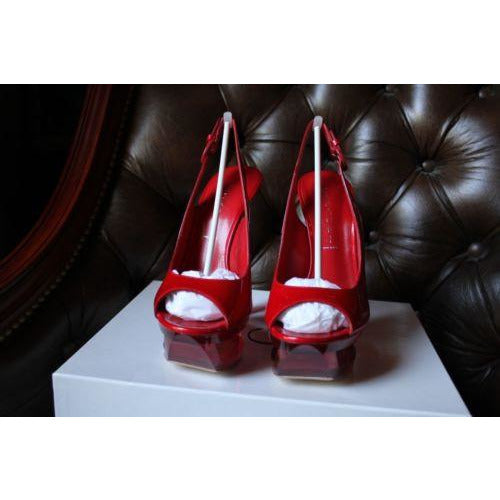 Casadei Ladies Plexi-Wedge Slingback Sandal new in the original box size 38