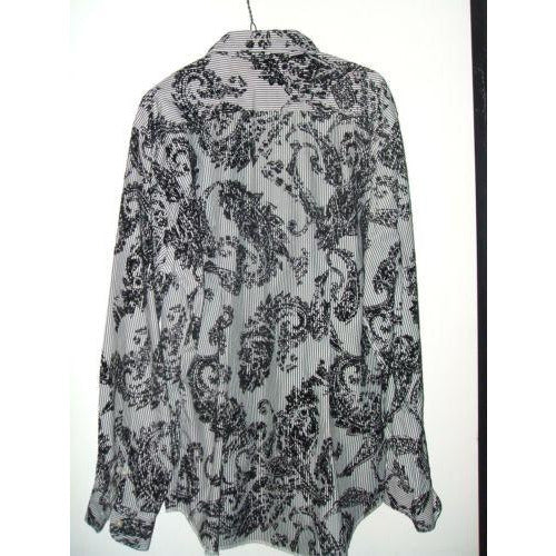 Arnold Zimberg mens large casual designer dress shirt Preowned Good Condition