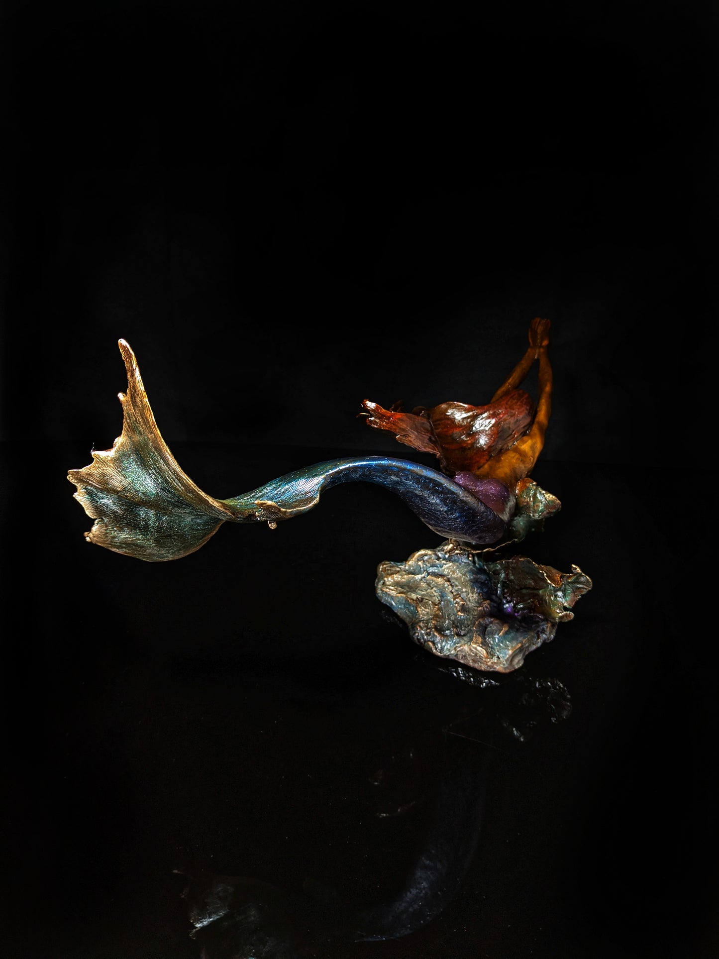 Mark Hopkins Mermaid Bronze Sculpture