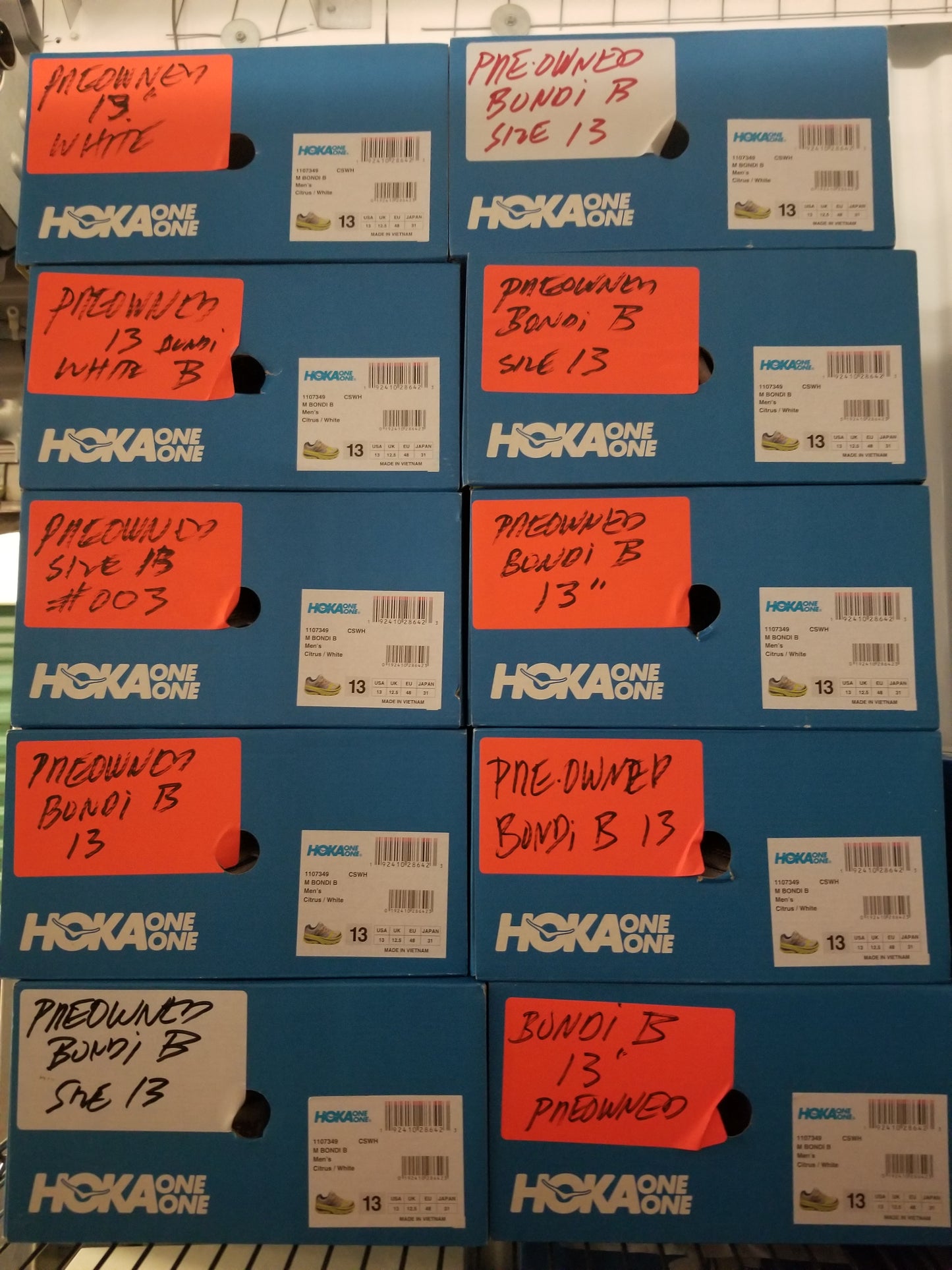 Hoka One One Bondi B size 13 M