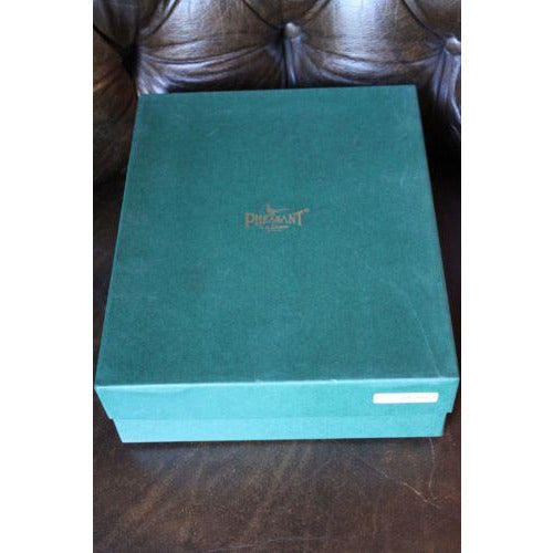 pheasant by R.D.Gomez made in Spain Bourdeux Leather Case & Cutter