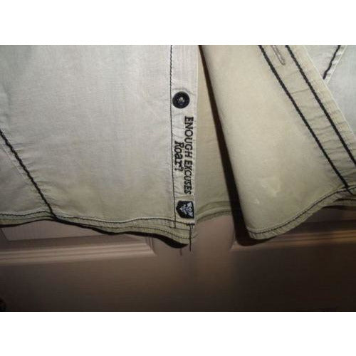 Men's Roar Signature Short Sleeve Button Up Shirt Size Medium