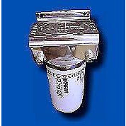 fuel filter assembly made of billet alum & polished NIB