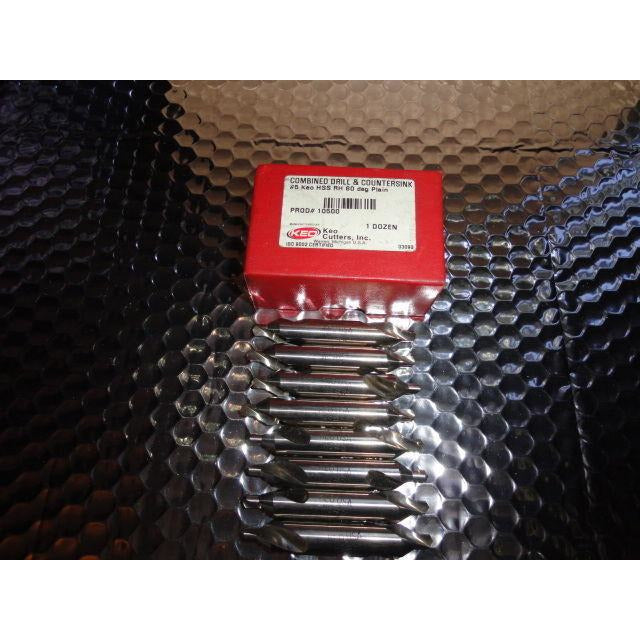 combined drill & countersink box of 8