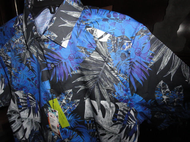 Robert Graham Brookcrest Short Sleeve Sport Shirt Medium Size