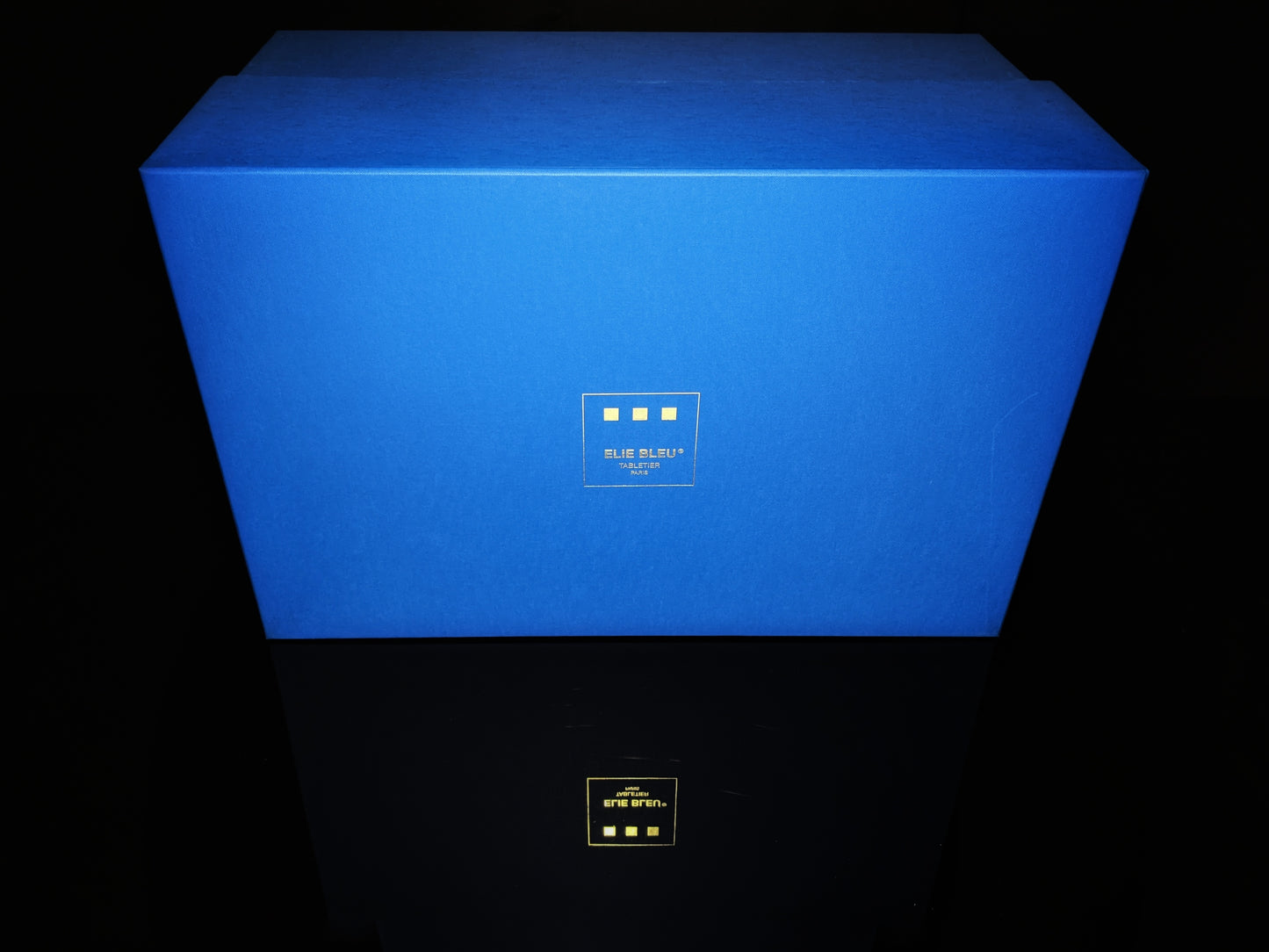 Elie Bleu Blue Madrona cabinet humidor 150 count