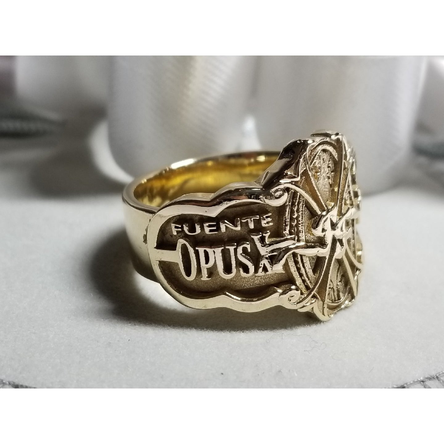Opus X Custom Logo Gold 14k Ring 11 1/4