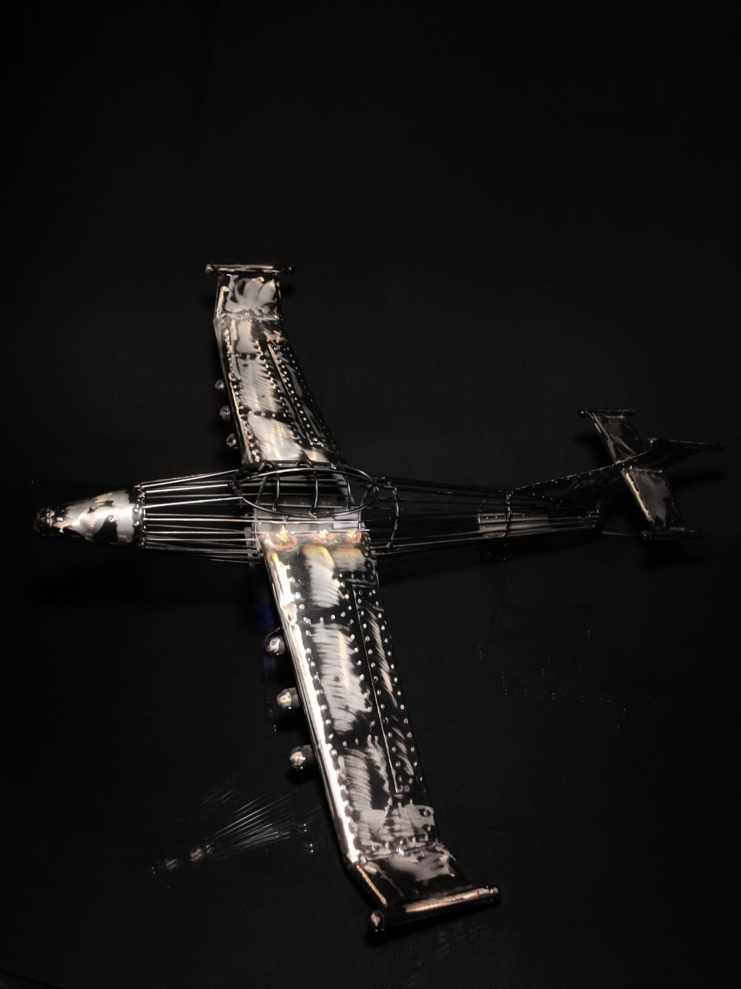 Airplane Metal Art Sculpture
