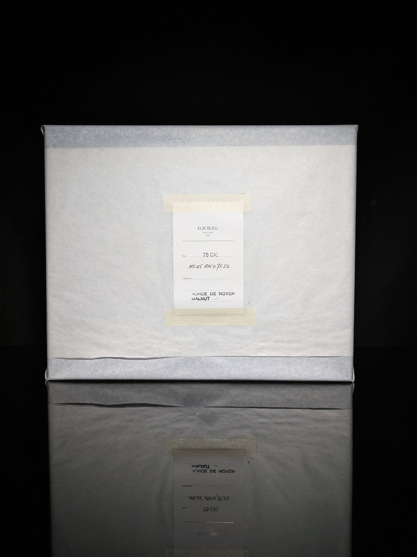 Elie Bleu Walnut Wood Humidor 75 count NIB Made in France