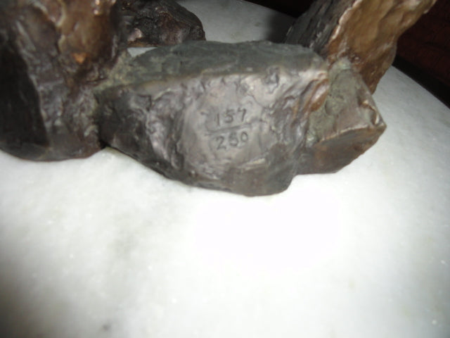 "EAGLES LEDGE" - MARK HOPKINS BRONZE