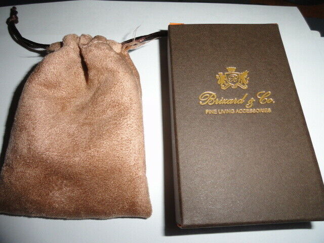 Brizard and Co. - "Elite Series 2" Cutter - Blue Ostrich and Camel Color Leather