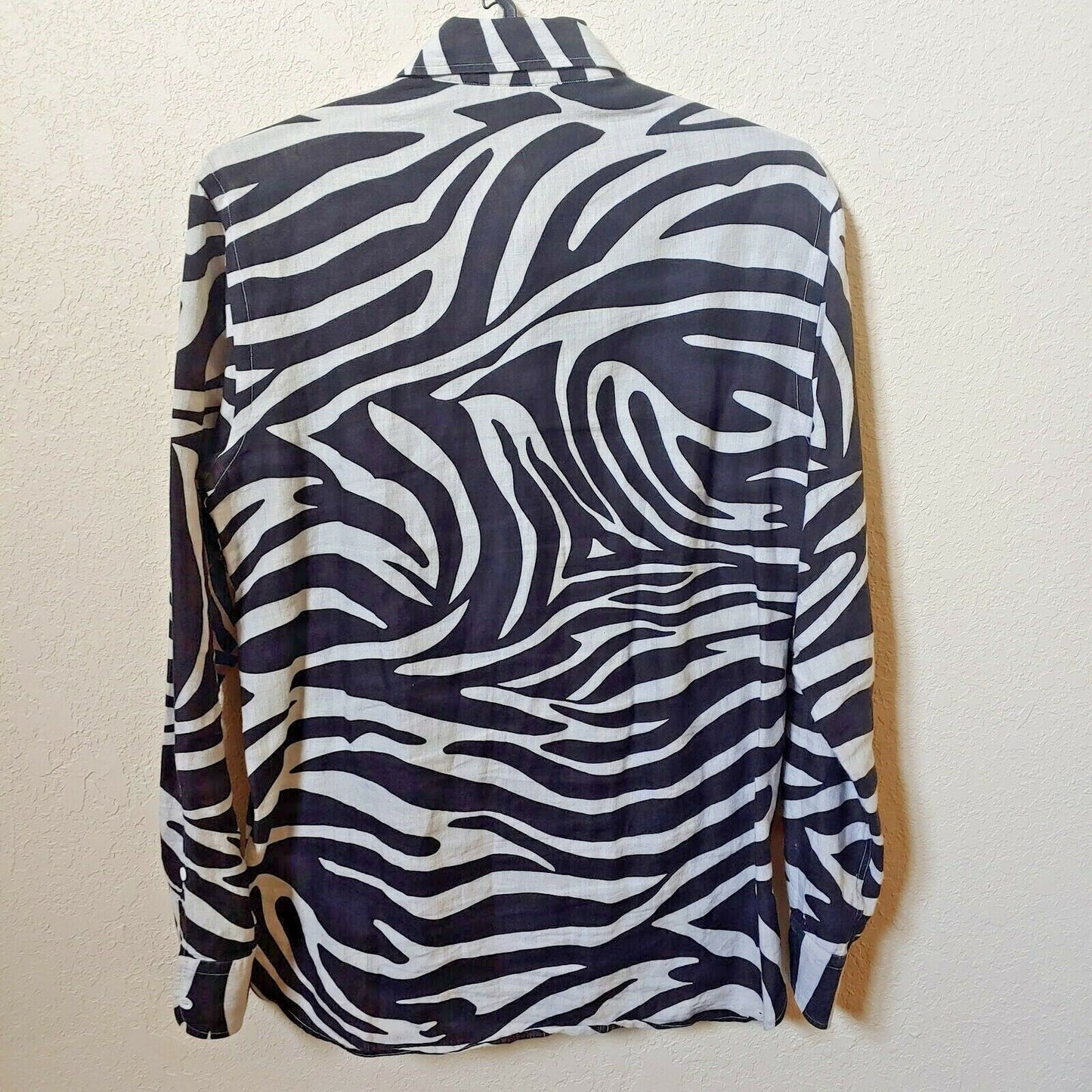 Ralph Lauren | Zebra Print Men's Long sleeve Shirt | Large