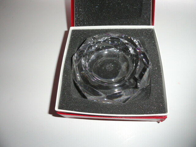Baccarat Camel crystal ashtray 4" diameter no box