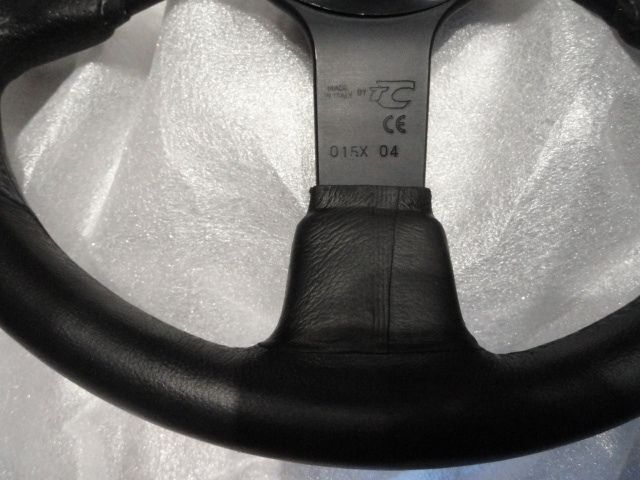 Marine Steering Wheel M521 Black Urethane Black Spoke & Billet Adaptor