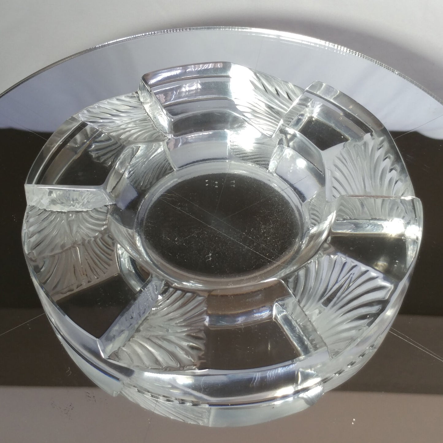 Lalique Cuba Crystal Ashtray