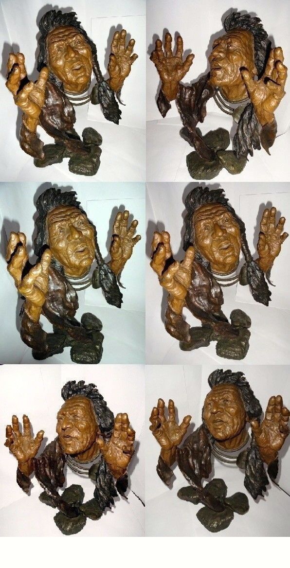 Mark Hopkins Bronze Sculpture " Legend Keeper"