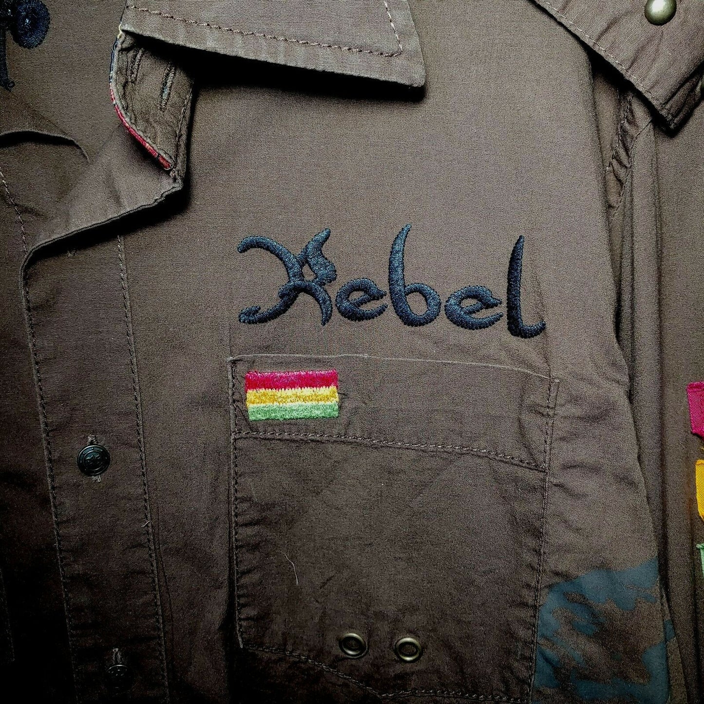 Rebel Spirit | Brown | King of Kings Shirt | Men's Medium