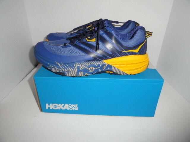 Hoka One Speedcoat 3 Blue & Gold size 13 M