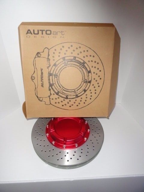 Auto Art Brake Disc Anodized Red Ashtray