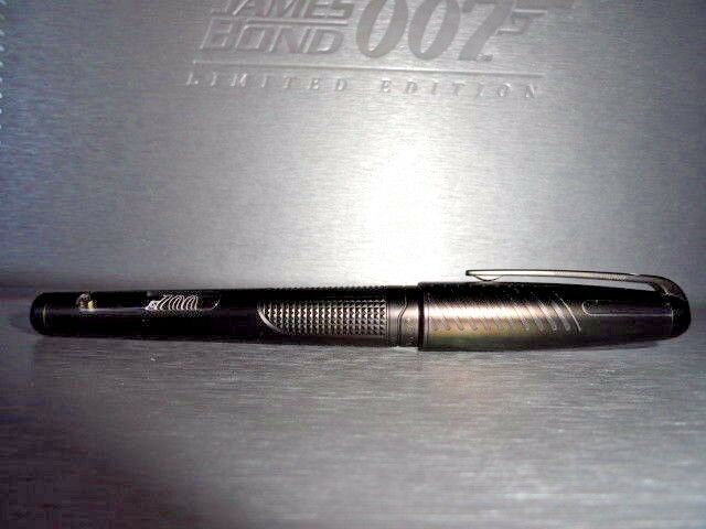 S.T. Dupont James Bond Spectre 007 Black PVD Fountain Pen