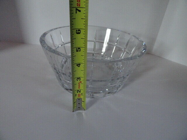 Faberge Metropolitan Clear Crystal Bowl 9" diameter