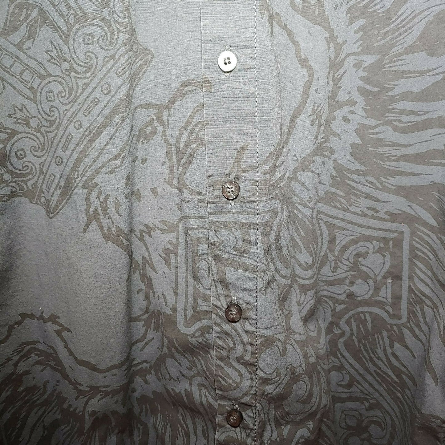 Rebel Spirit Gray A Royal Way of Life Shirt Men's Medium