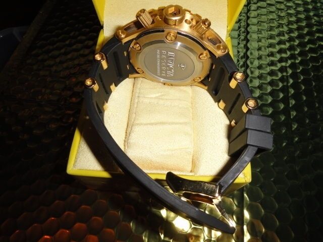 Invicta 6905 Reserve Subaqua Specialty Chronograph Gold Plated Swiss Watch