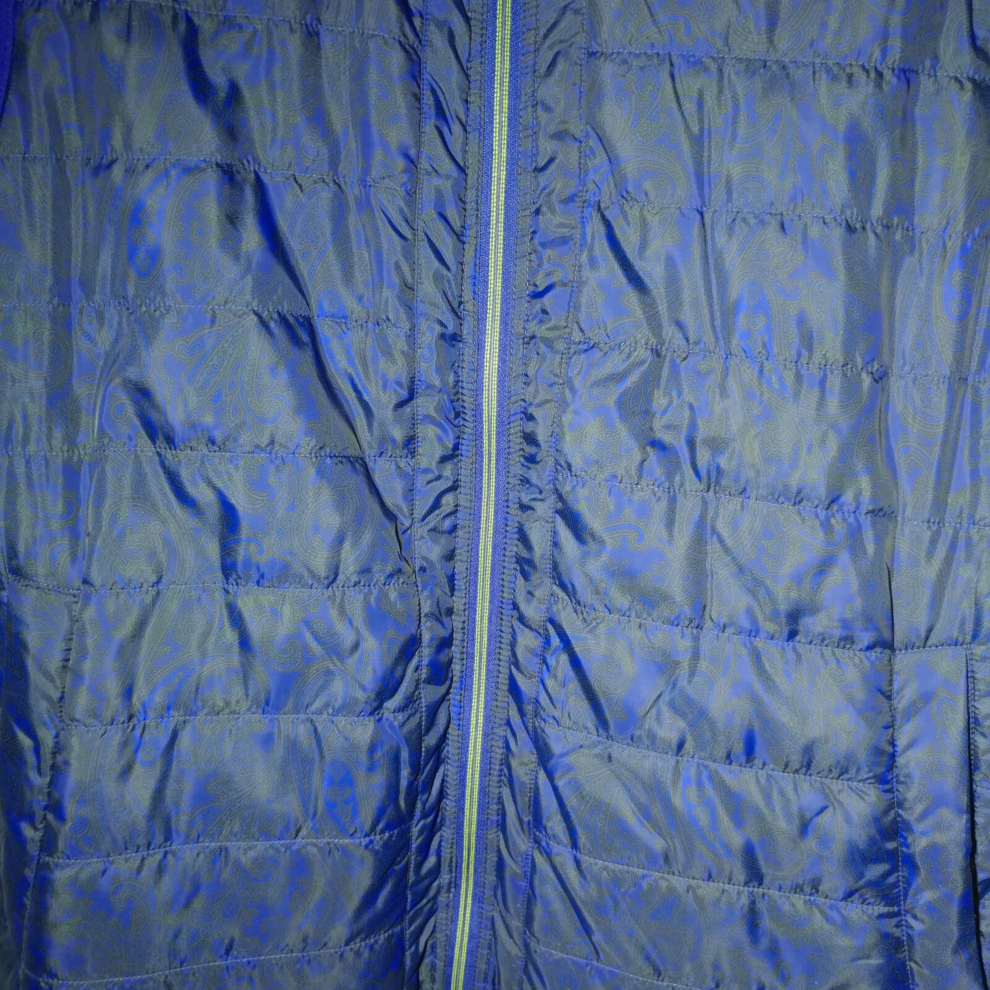 Robert Graham - Blue Vest - Men's Medium Zip-Up