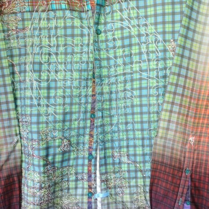 Robert Graham - Colorful Long Sleeve - Men's Medium Button Down Classic Fit