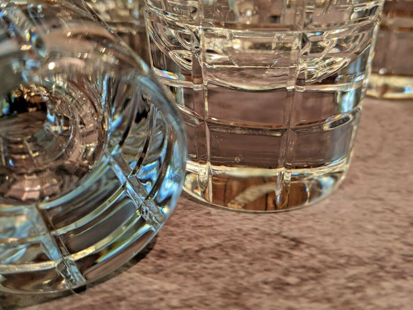 Faberge Metropolitan Crystal Shot Glasses set of 6 NIB