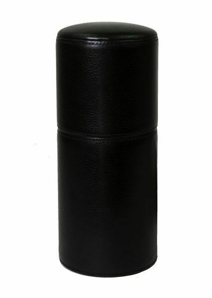 Brizard and Co. - The Cylinder Desk Humidor - Black Leather