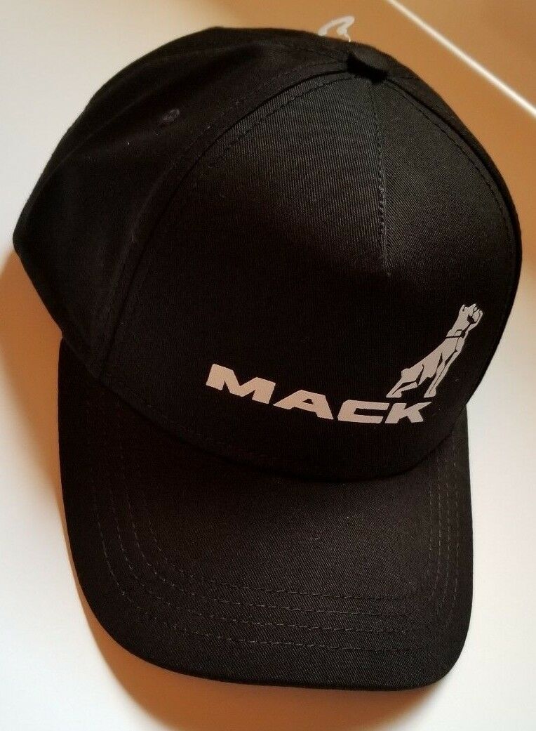 Mack Trucks Black Canvas Baseball Cap