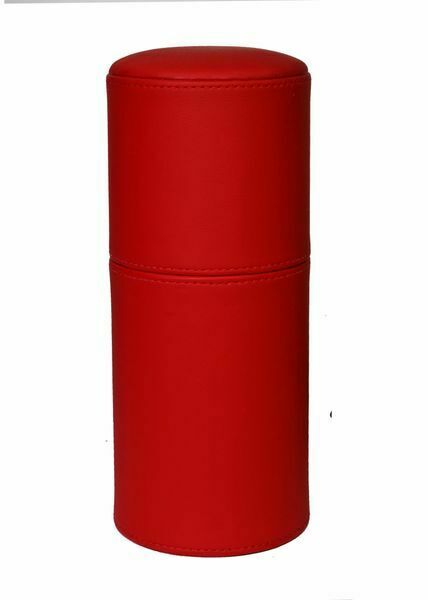 Brizard and Co. - The Cylinder Desk Humidor - Red Leather