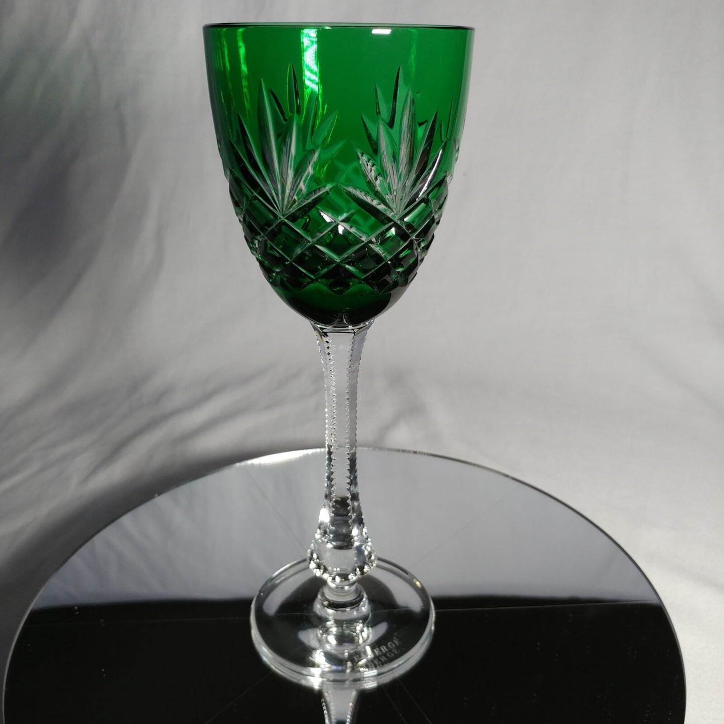 Faberge Emerald Green Odessa Crystal Glass