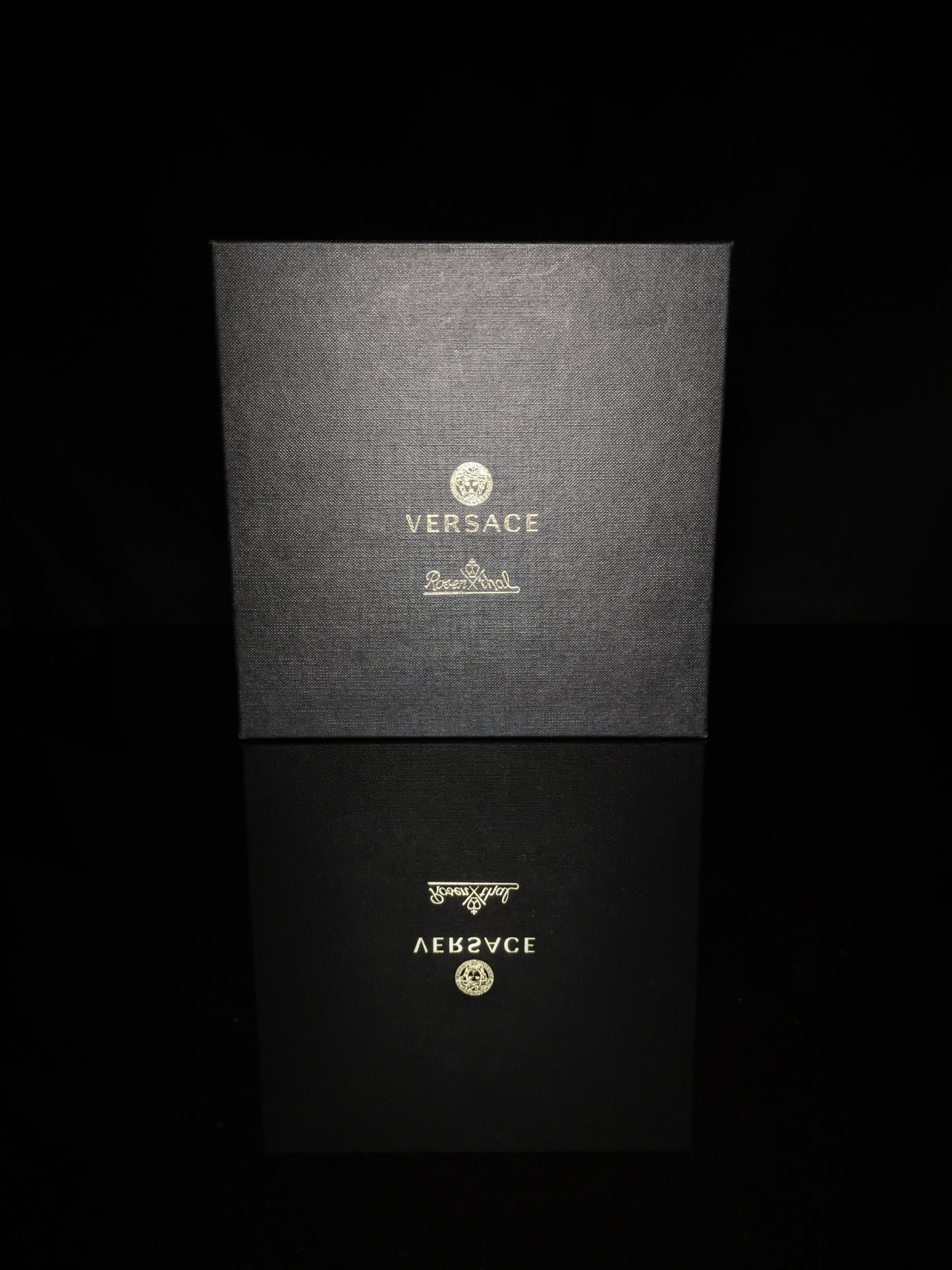 Versace Amber Crystal Ashtray NIB