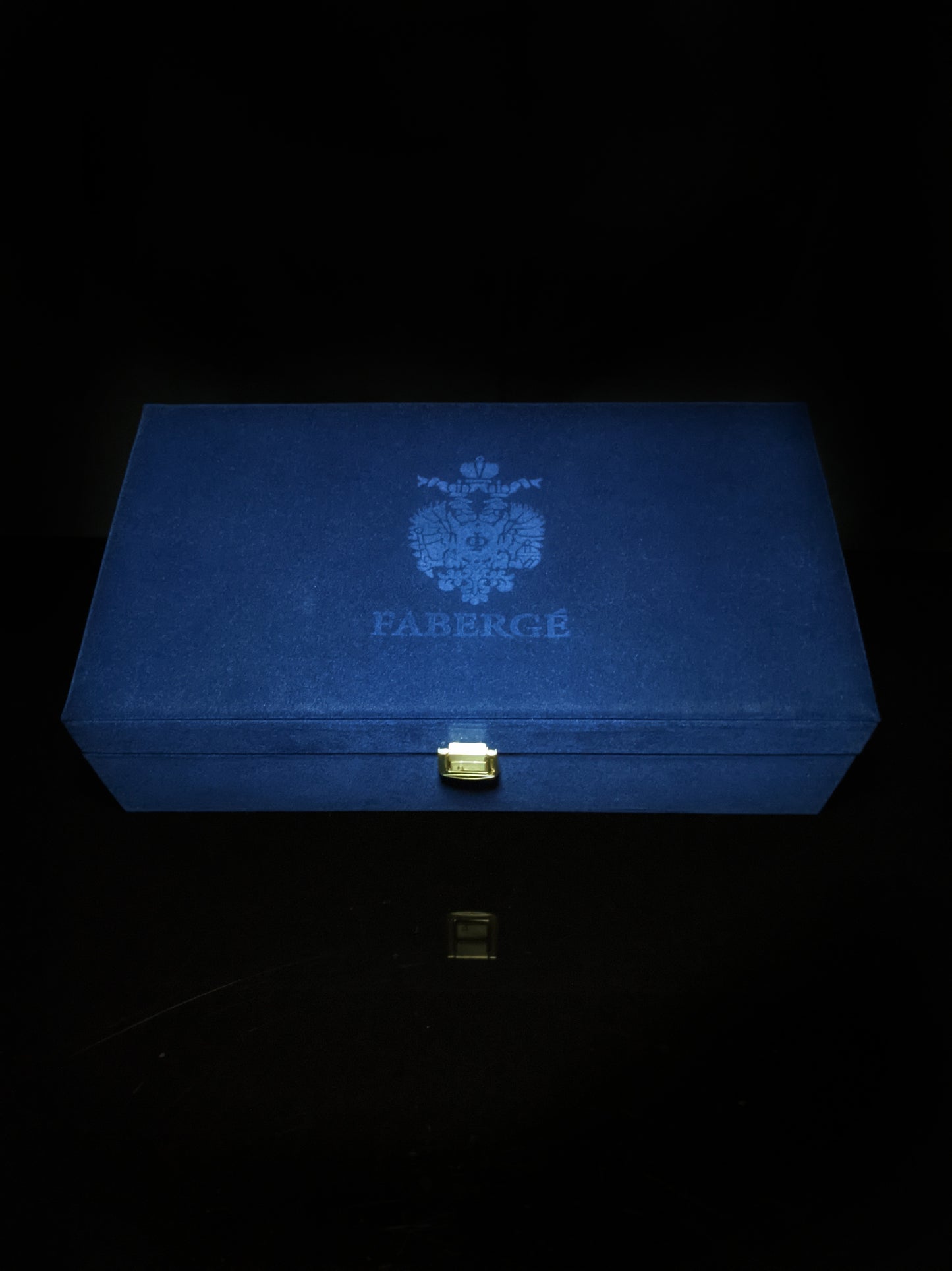 Faberge Vodka Clear Crystal Shot Glasses Set of 4 NIB