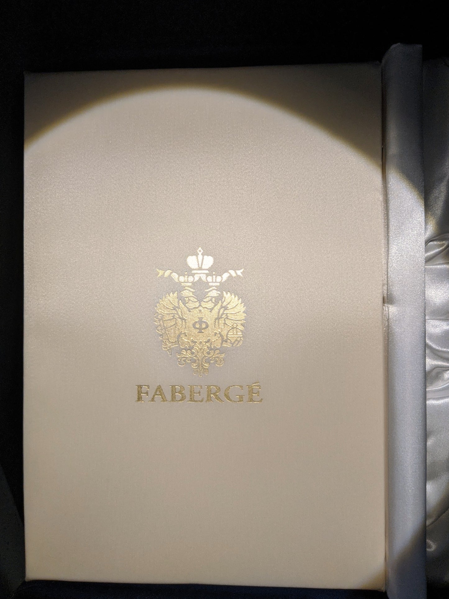 Faberge Clear Crystal Martini Glasses