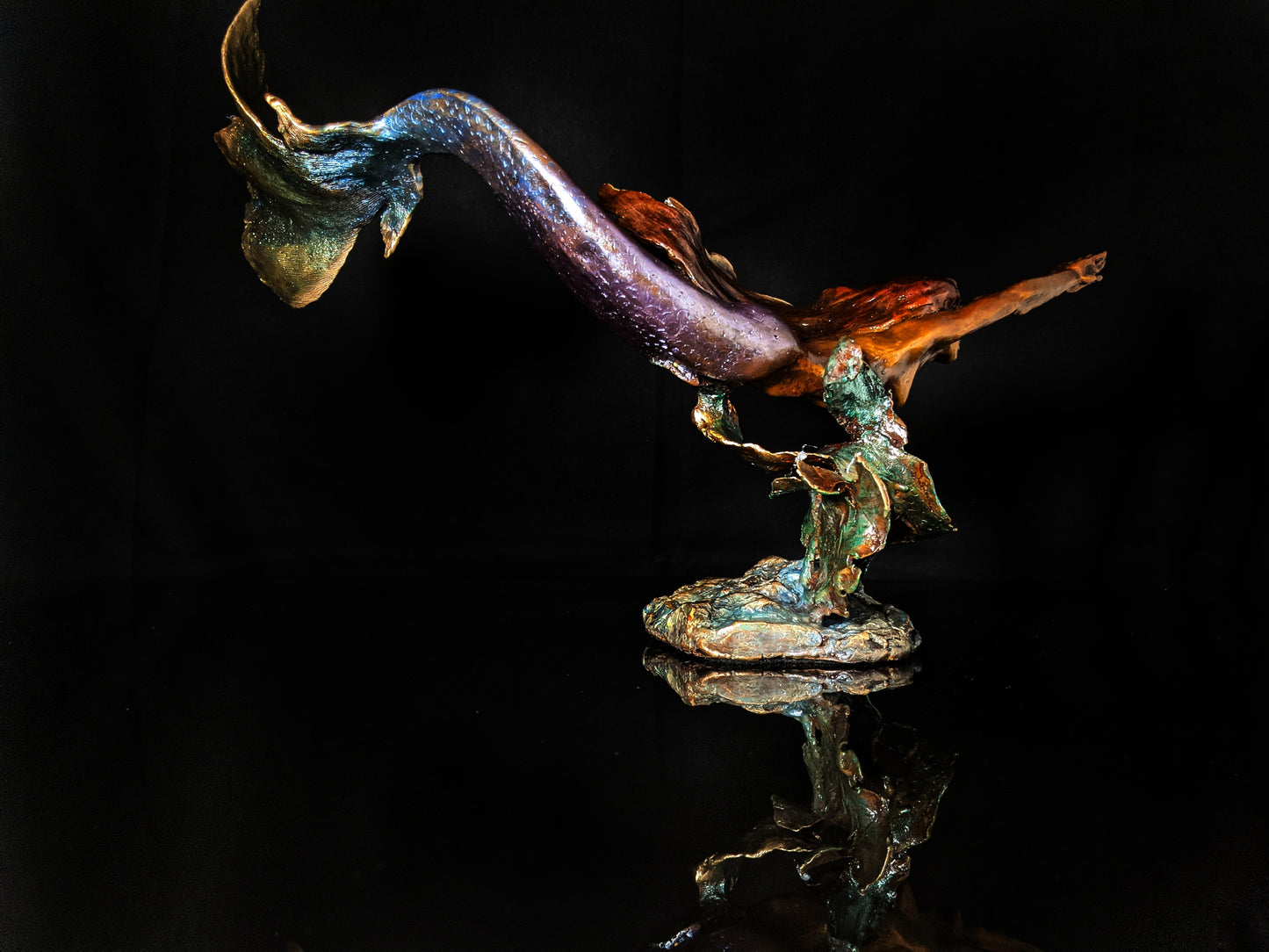 Mark Hopkins Mermaid Bronze Sculpture