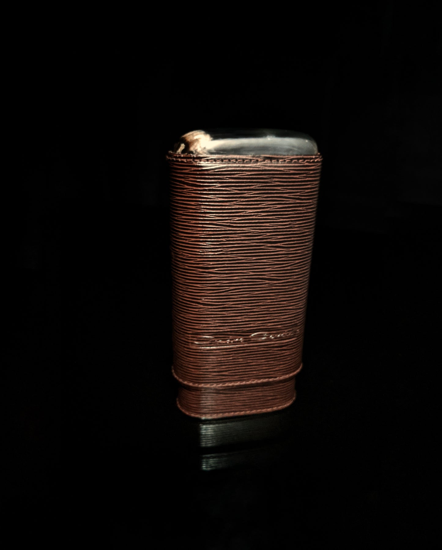 Andre Garcia Dark Brown Horizontal leather case AGHBRH