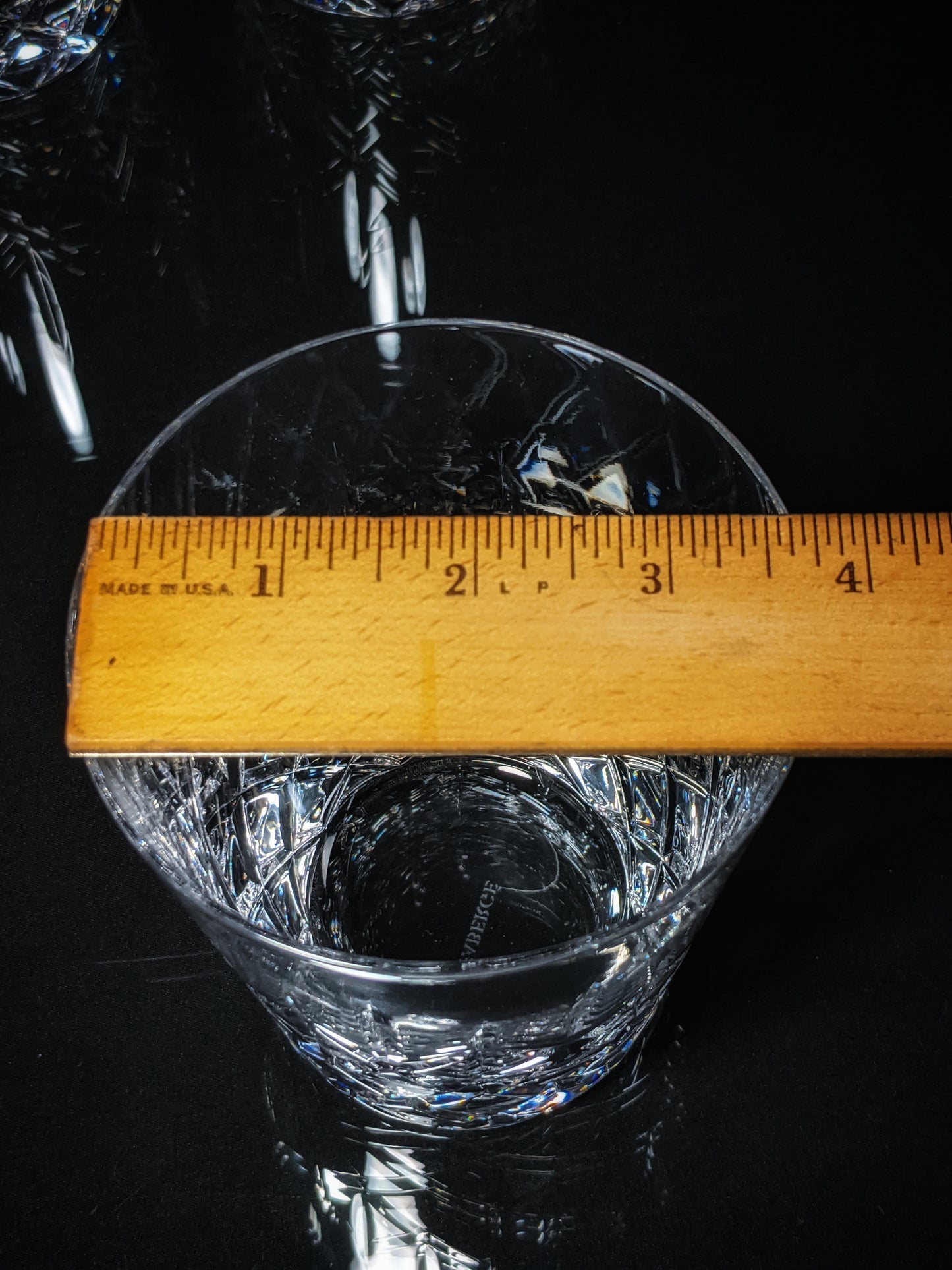 Faberge Crystal Old Fashion Glasses