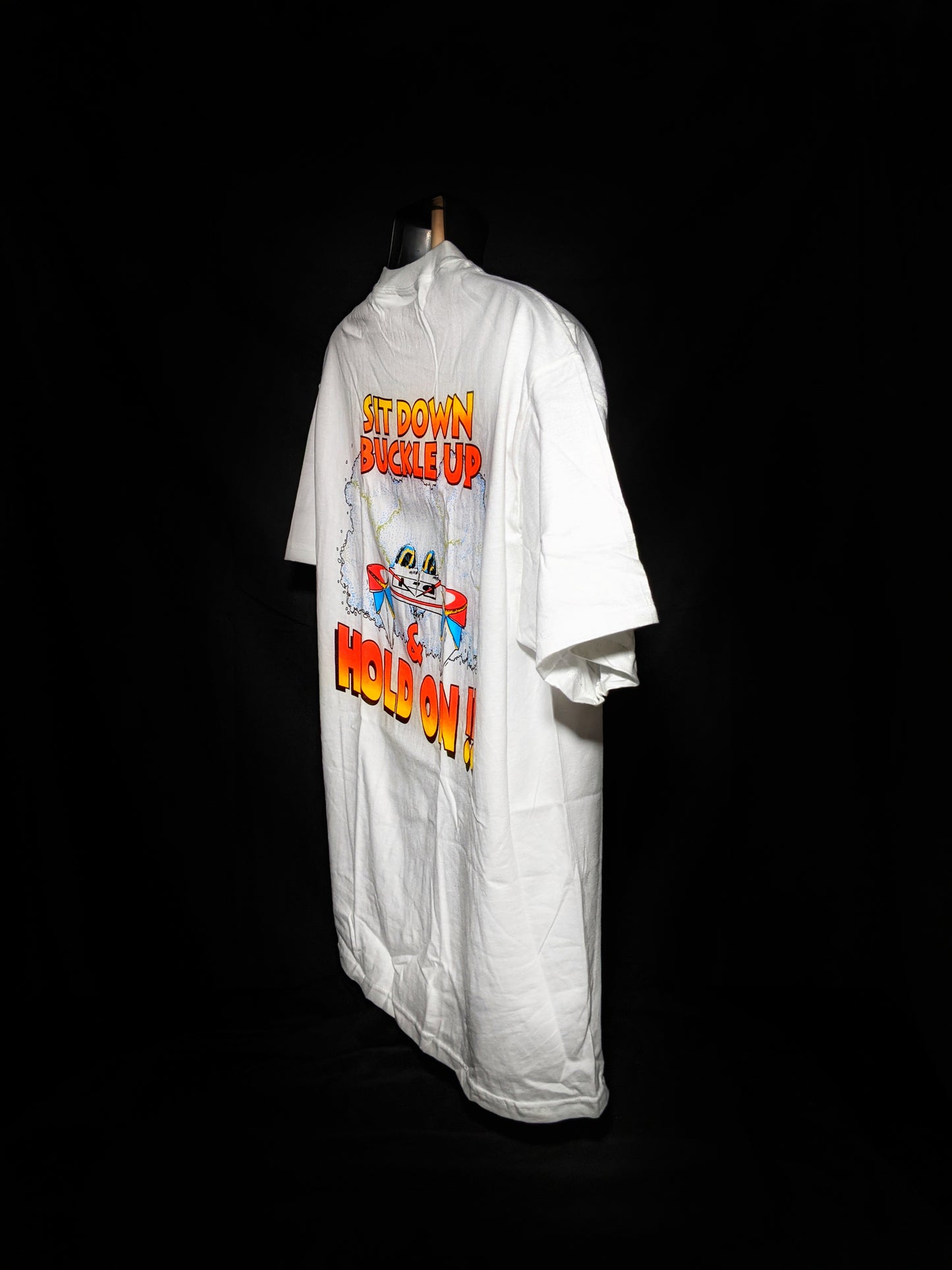 " Sit Down Buckle Up & Hold On !! " Beefy-T Powerboat T-Shirt