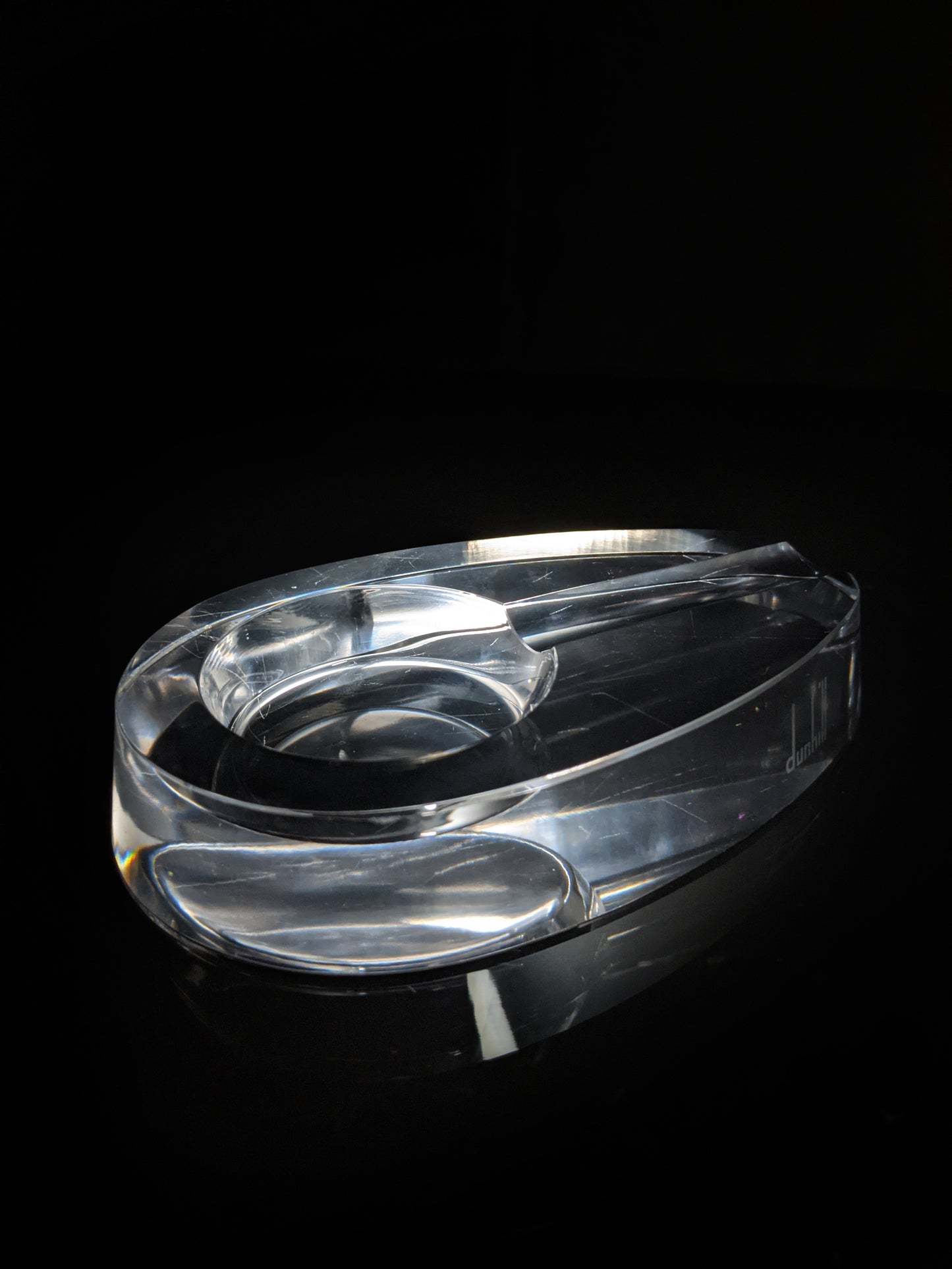 Alfred Dunhill Crystal Cigar Ashtray PA5102. # 001