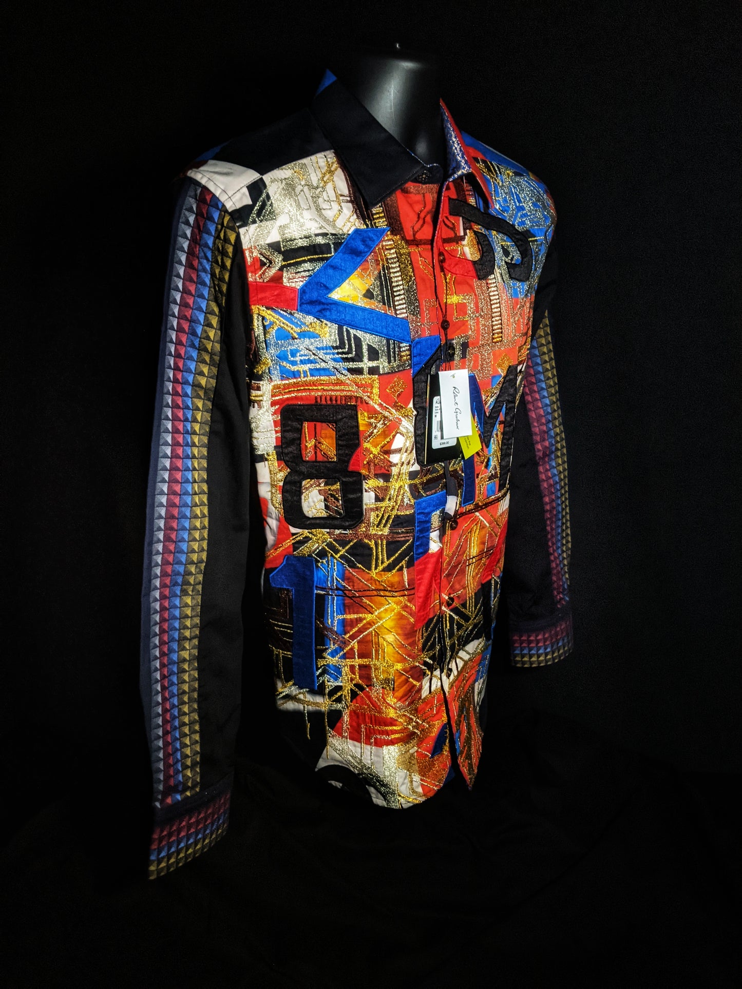 Robert Graham Jomadubu Limited Edition Embroidered Long Sleeve Sport Shirt